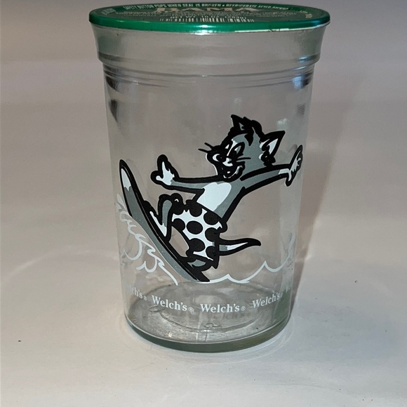 Welch’s Tom & Jerry Juice Glass 1990 Collectors Series - Picture 1 of 4
